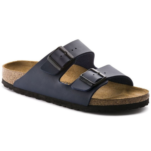 Sandale à deux brides en cuir
