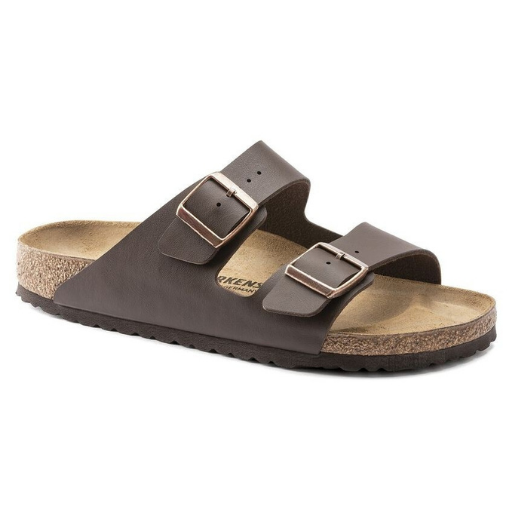 Sandale à deux brides en cuir