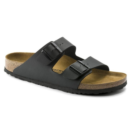 Sandale à deux brides en cuir